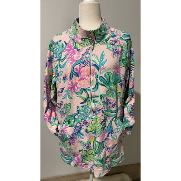 Lilly Pulitzer Mermaide in the shade popover Upf 50 + skipper sweater top XXL - Picture 9 of 9